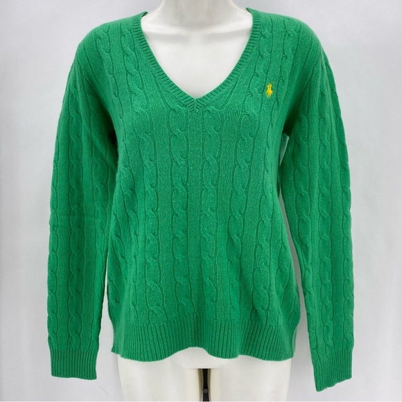 Polo Ralph Lauren green wool sweater - Picture 1 of 11